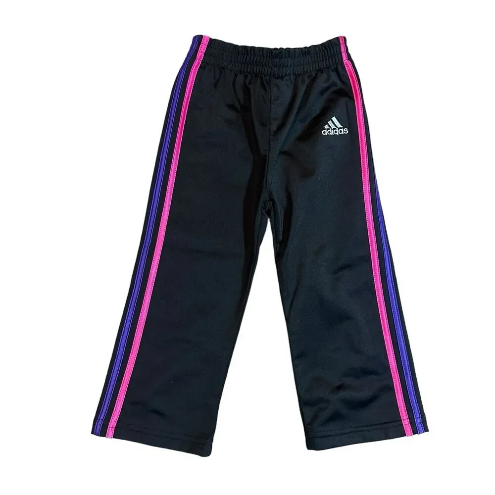 Adidas Track Suit 24 Months 2 Piece Black Jacket Jogger Set